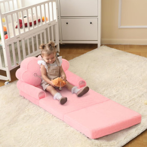 MOONBEEKI Toddler Chair Comfy，Foldable Princess K...