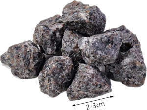 1" Natural Raw Rough Flame Yooperlite Stone Crysta...