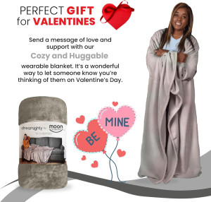 Wearable Blanket, Soft Fleece Blanket Valentines D...
