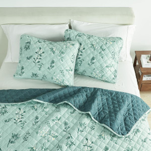Great Bay Home Full/Queen Size Printed Quilt Set w...