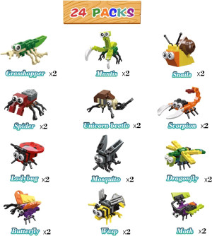 24 Pack Valentines Day Gifts for Kids School anima...