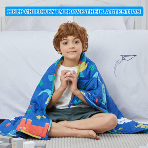 HOSUKKO Weighted Blanket Kids, Weighted Blanket fo...