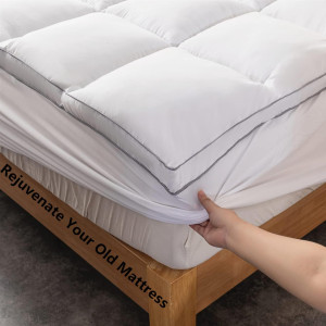 Mattress Topper Queen Size - Extra Thick Mattress...