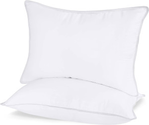 Utopia Bedding Bed Pillows for Sleeping (White), K...