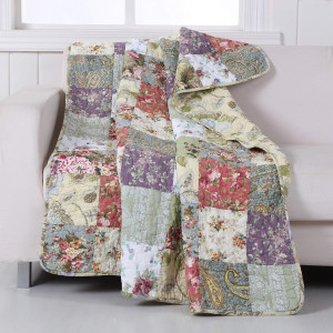 Greenland Home Blooming Prairie Quilted Patchwork...