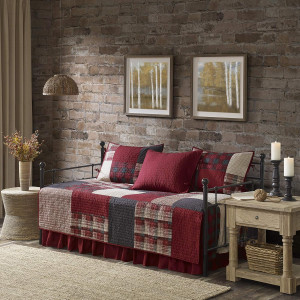 Woolrich Daybed Cover Set - Cabin Lifestyle, Patch...