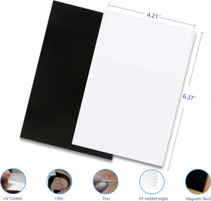 10 Pack 4"x6" Premium Super Slim Magnetic Picture...