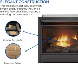 Duluth Forge Ventless 26,000 BTU Heats 1,350 Squar...