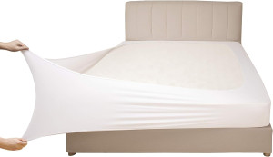 Stretch Jersey Box Spring Cover Wrap Around, Bed S...