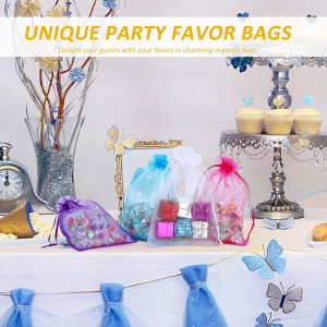 100PCS 4x6 Inch Organza Gift Bags for Jewelry Part...