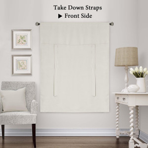 H.VERSAILTEX Kitchen Tie Up Curtain Thermal Insula...