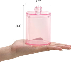 Tbestmax 4 pcs Qtips Holder Bathroom Container, 10...