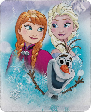 Northwest Disney Frozen, 'Snow Journey' Fleece Thr...