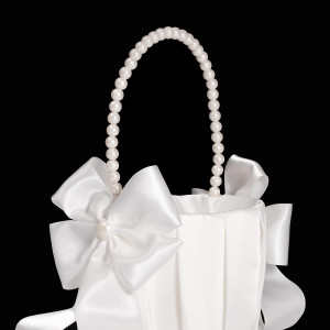 Flower Girl Baskets for Wedding,Ivory Flower Girl...