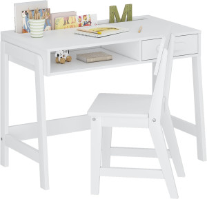 UTEX Kids Desk and Chair Set, Study Desk for Kids...