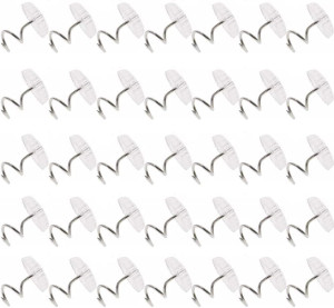 30 Pcs Twist Pins Upholstery Clear Heads Slip Cove...