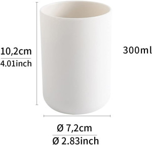 Bathroom Tumbler, Unbreakable Dishwasher Safe Drin...