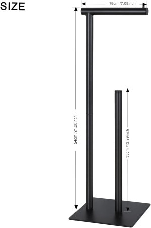 Sunexinlo Toilet Paper Holder Stand, Freestanding...
