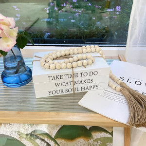 Decorative Books for Home Decor, White Faux Books...