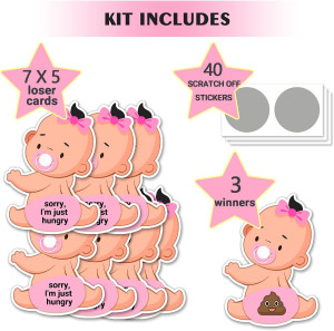Baby Shower Games, Scratch Off Game, Silly Activit...