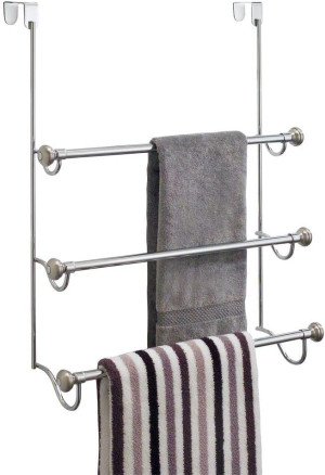 iDesign Over the Door Towel Rack, The York Collect...
