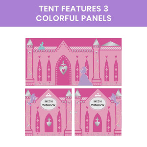 Delta Children Loft Bed Tent Curtain Set for Low T...