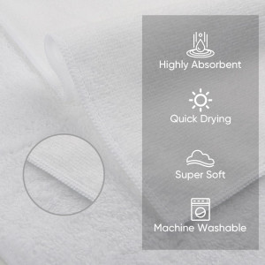 HOMEXCEL Microfiber Washcloths 12 Pack, Highly Abs...