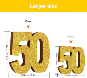 Usongshine 50th Birthday Party Decorations Anniver...