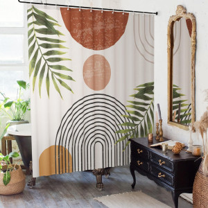 KIBAGA Beautiful Boho Shower Curtain for Your Bath...