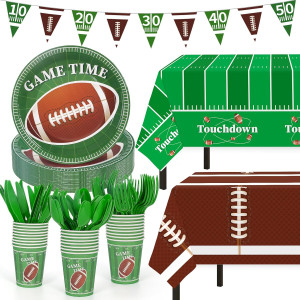 Football Party Supplies Set, 133Pcs Football Party...