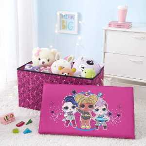 Idea Nuova LOL Surprise Collapsible Toy Storage Be...
