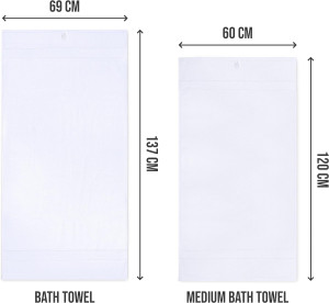 Utopia Towels 6 Pack Medium Bath Towel Set, 100% R...