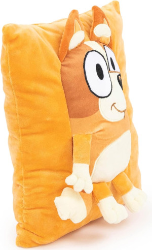 Bluey Bingo Snuggle Pillow - Super Soft Plush Deco...