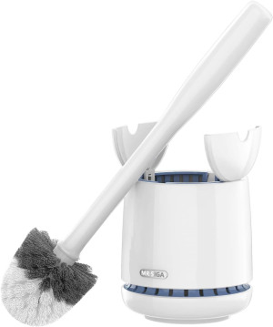 MR.SIGA Toilet Bowl Brush and Holder, Premium Qual...