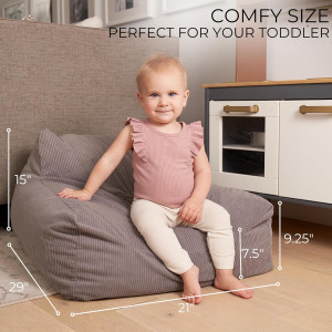 Soft Memory Foam Bean Bag Chair for Toddlers - Fit...