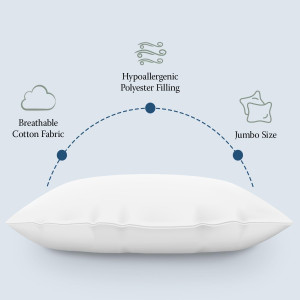 DOWNLITE 4-Pack Set of Hotel Style Hypoallergenic...