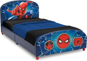 Upholstered Twin Bed, Marvel Spider-Man