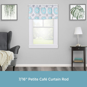 Kenney® Ashby 7/16" Petite Café Decorative Window...
