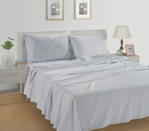 LANE LINEN 100% Organic Cotton Twin Sheets Set - 3...