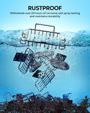 Nieifi Bar Soap Holder for Shower Wall with 4 Hook...