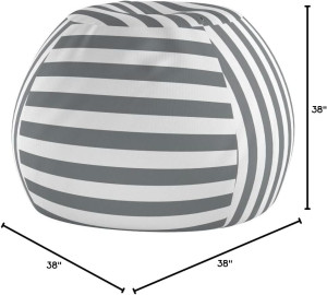 WEKAPO Stuffed Animal Storage Bean Bag Chair Cover...
