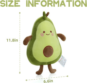 Niuniu Daddy Avocado Stuffed Animal 11.5 inch Plus...