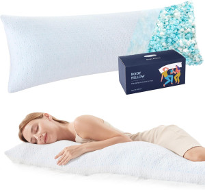 Body Pillow for Adults Long Pillow for Bed Full Bo...