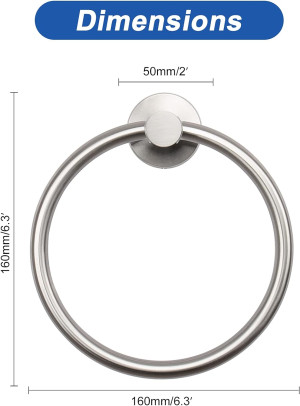 NearMoon Bath Towel Ring, Bathroom Hardware Access...