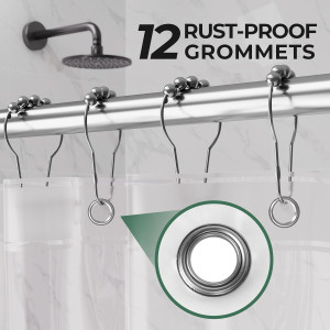 AmazerBath Shower Curtain Liner 2 Pack, 72 x 96 In...