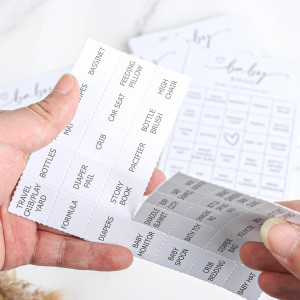 50 Unique Baby Shower Bingo Game Cards - Pre-Filled, Gender Neutral, Fun Group Activity For Parties - View #4