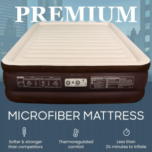 Englander Air Mattress w/Built in Pump - Luxury Do...