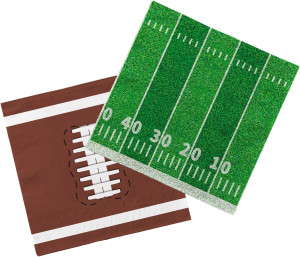 Football Birthday Party Supplies Disposable Paper...