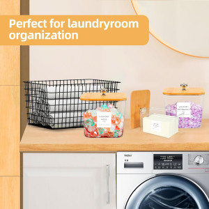 3 Pack Laundry Room Organization Storage Container...