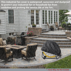 Industrial Fan Cover,Waterproof&Dustproof Cover Su...